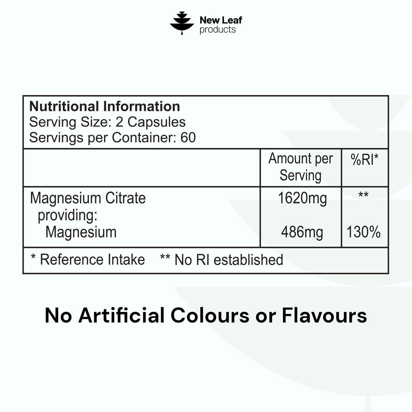 Magnesium Citrate | 120 Capsules