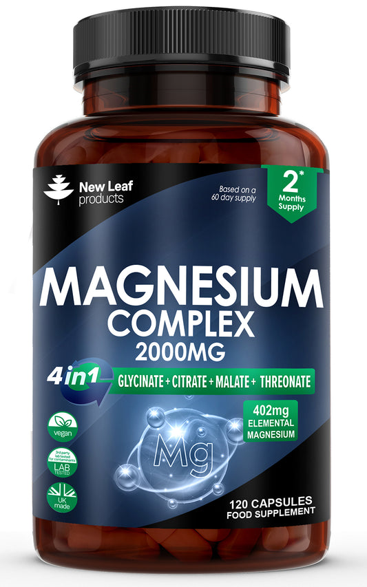 Magnesium Complex 4-in-1 2000mg High Strength Capsules