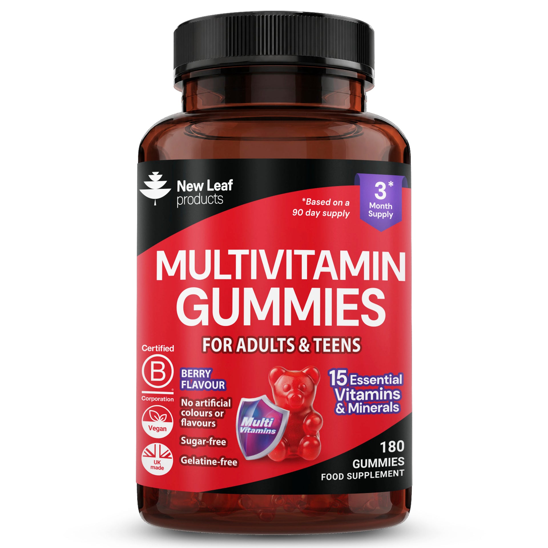 Essentials Multivitamins Minerals & Gummies 180 Fill