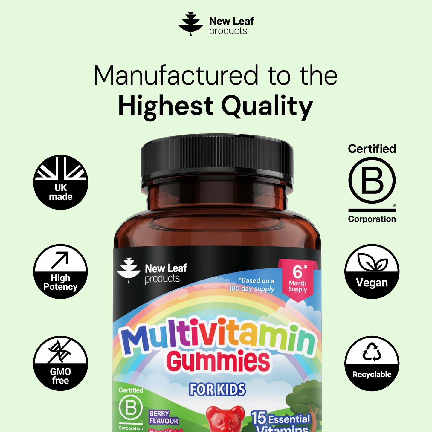 Essentials Multivitamin Minerals Gummies For Kids 180 Fill
