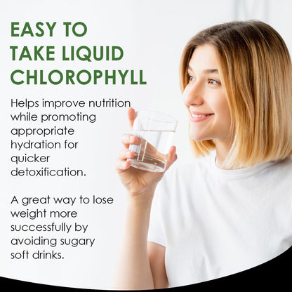 Liquid Chlorophyll - Chlorophyll Drops For Water 100ml High Strength 100mg Chlorophyll Liquid Drink