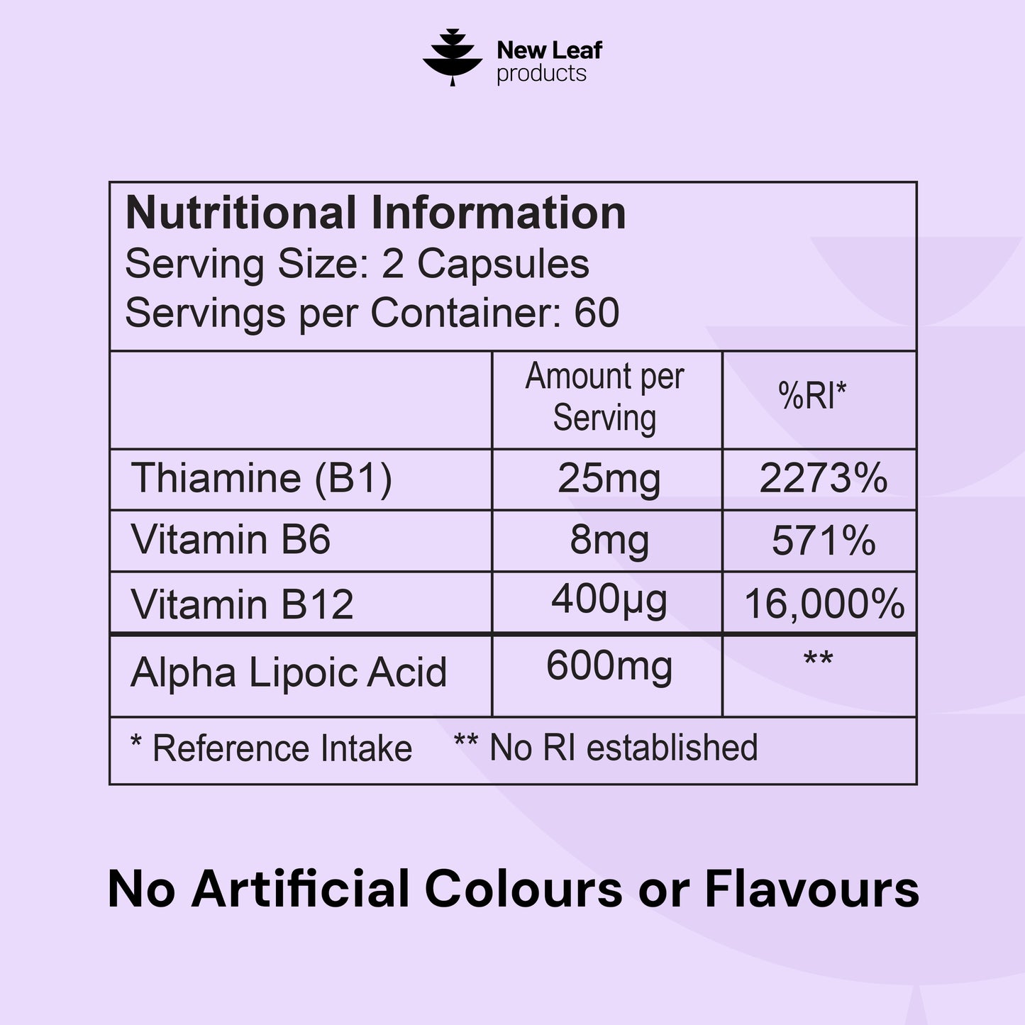 Alpha Lipoic Acid (ALA) Complex