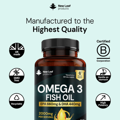 Omega-3 Fish Oil 660/440 EPA DHA Softgel