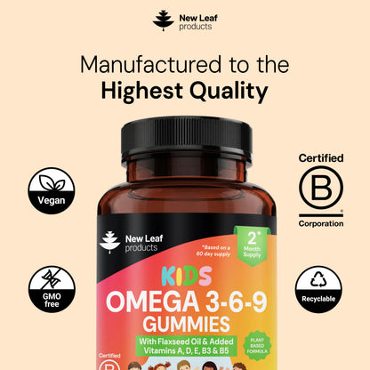 Kids Omega 3-6-9 | 120 Gummies