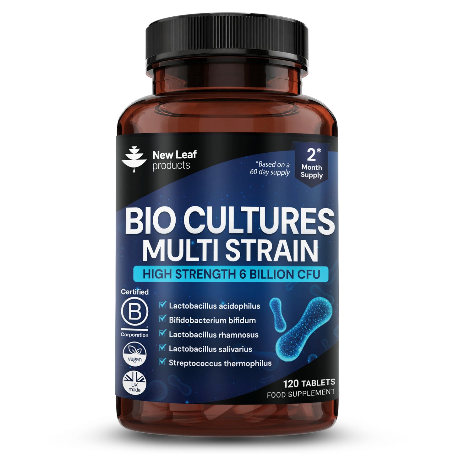 Bio Cultures Multi Strain | 120 Tablets