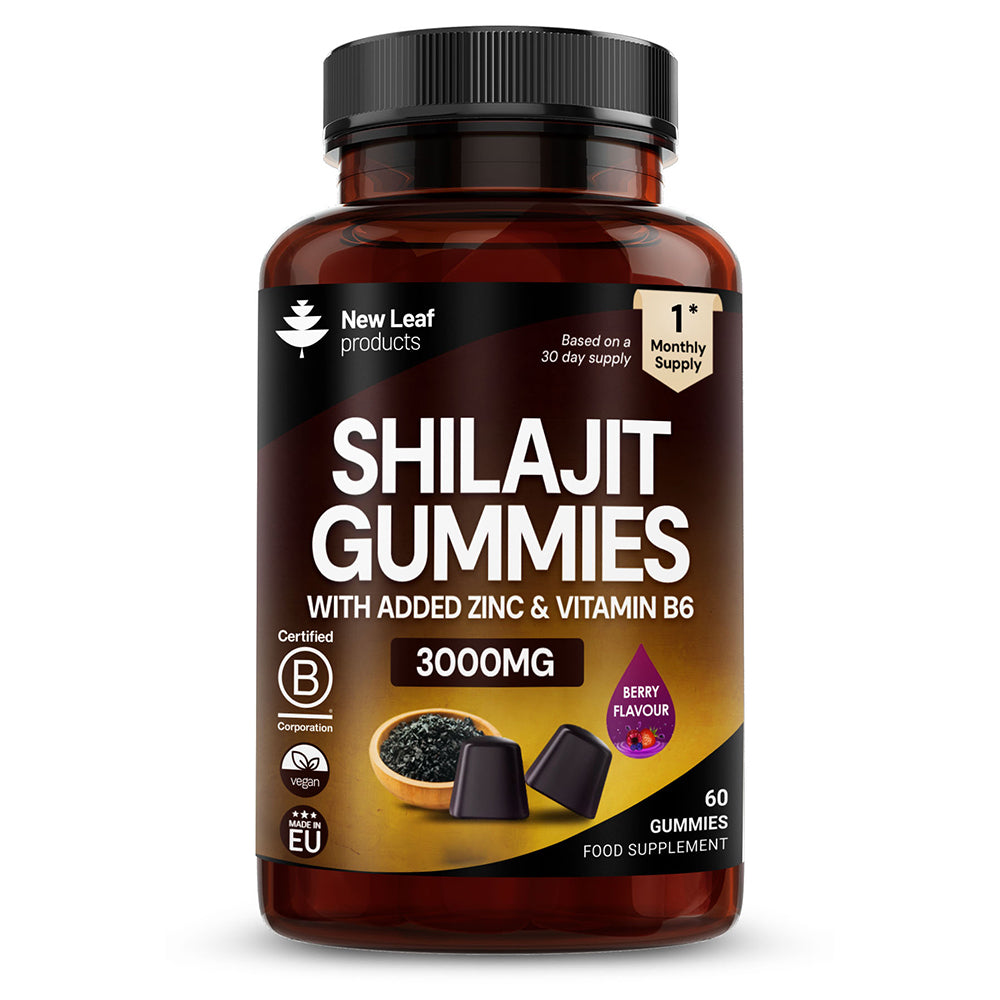 Shilajit + Zinc & Vitamin B6 60 Gummies