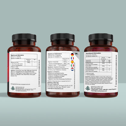 The Ultimate Sleep Bundle: Magnesium Glycinate + Sleep Gummies + Ashwagandha Gummies (Non-Melatonin)