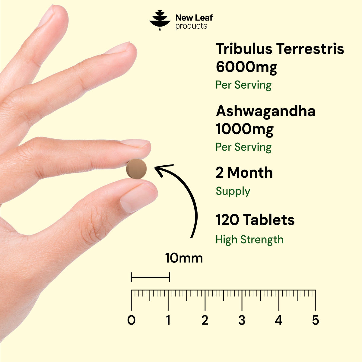 Tribulus Terrestris + Ashwagandha | 120 Tablets
