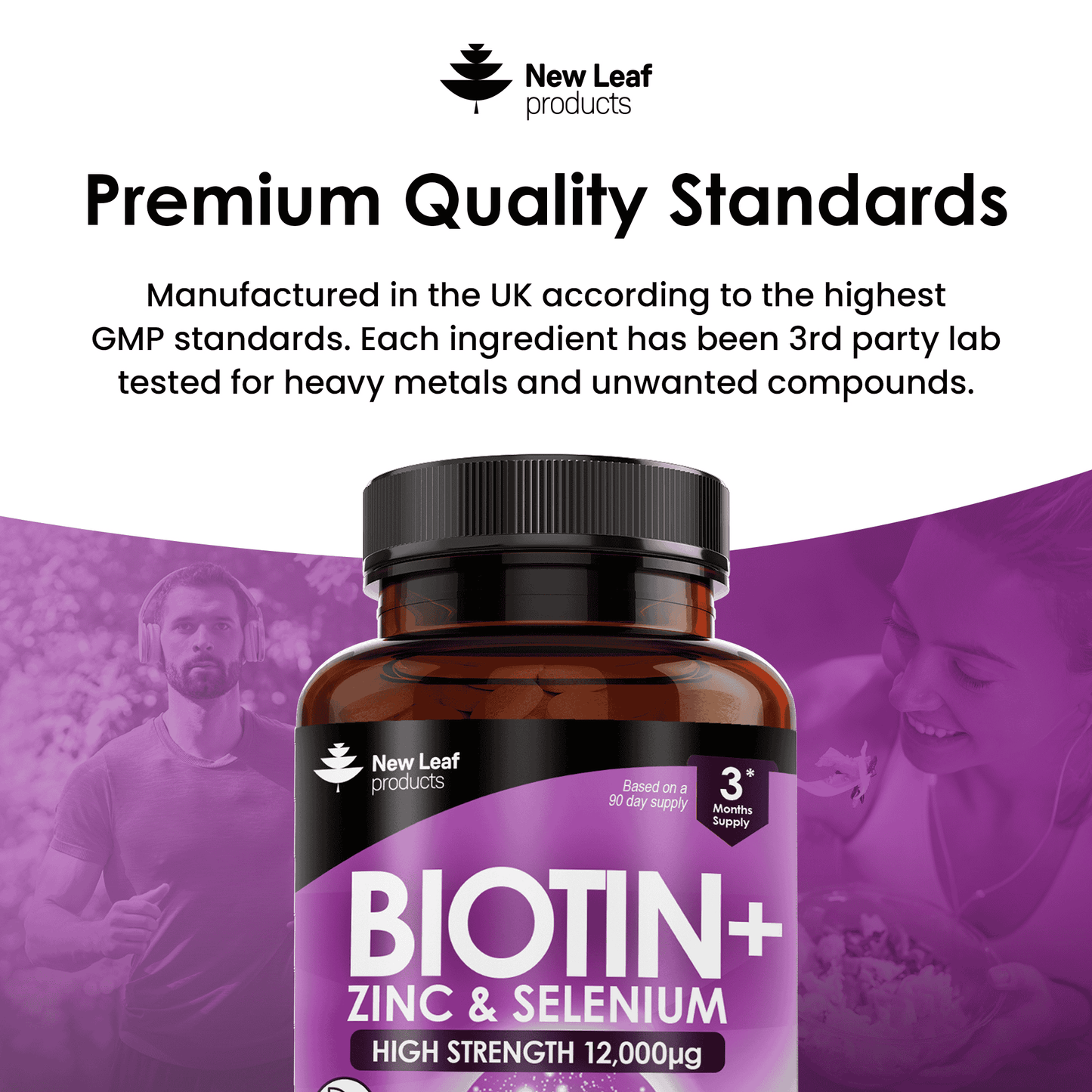 Biotin+ Vitamin B7 Tablets 180 Fill