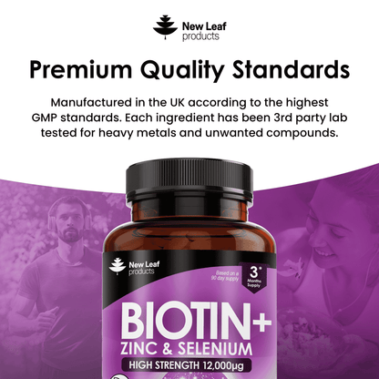 Biotin+ Vitamin B7 Tablets 180 Fill