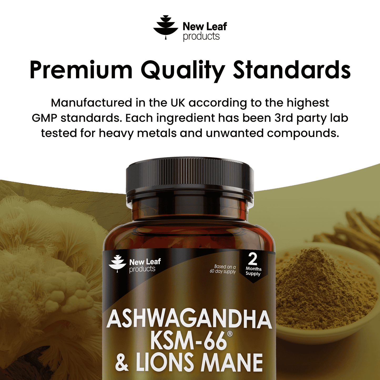 Ashwagandha Lions Mane Capsules