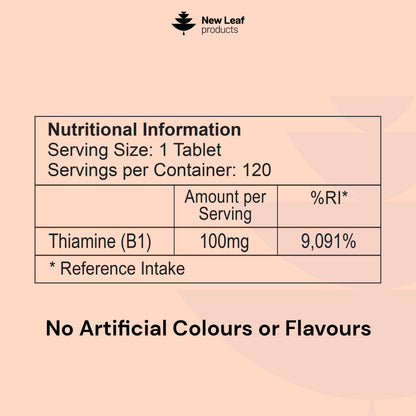 Vitamin B1 | 120 Tablets
