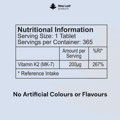 Vitamin K2 | 365 Tablets