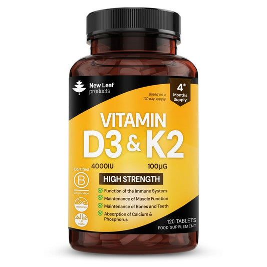 Vitamin D3 and K2 Tablets