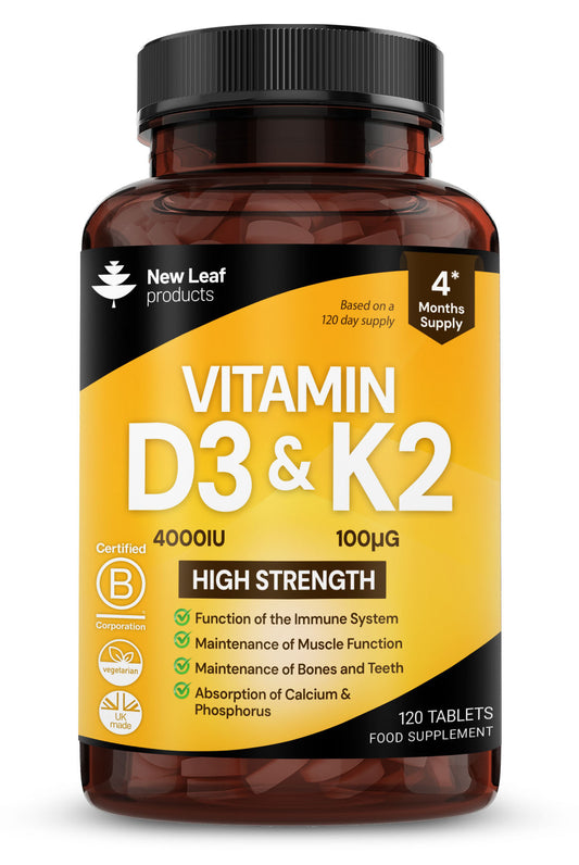 Vitamin D3 and K2 Tablets