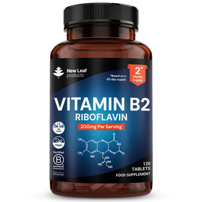 Riboflavin Vitamin B2 | 120 Tablets