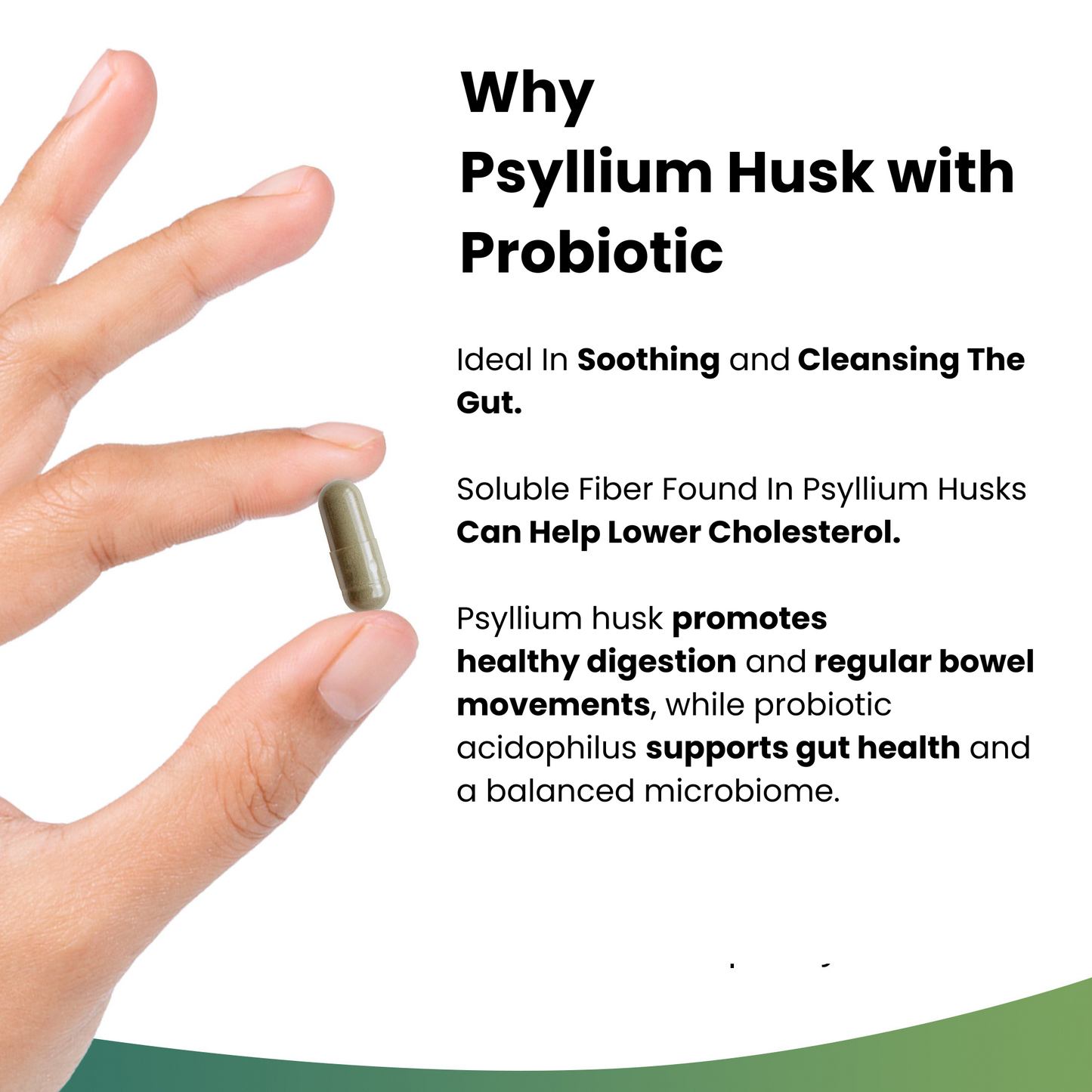 Psyllium Husk with Probiotic Capsules