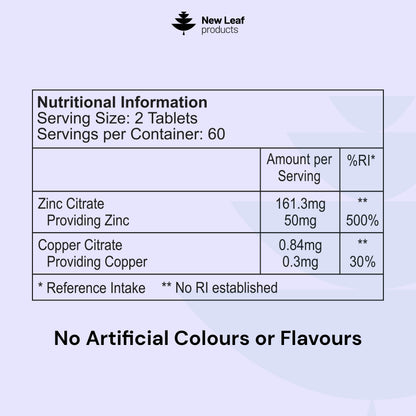 Zinc | 120 Tablets