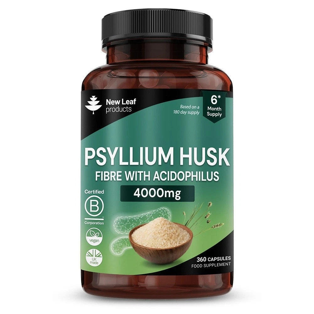 Psyllium Husk Fibre + Acidophilus | 360 Capsules