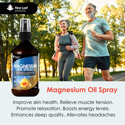 Magnesium Oil Spray - 250ml Pure Elemental 115mg Magnesium Spray for Joints and Aching Muscles