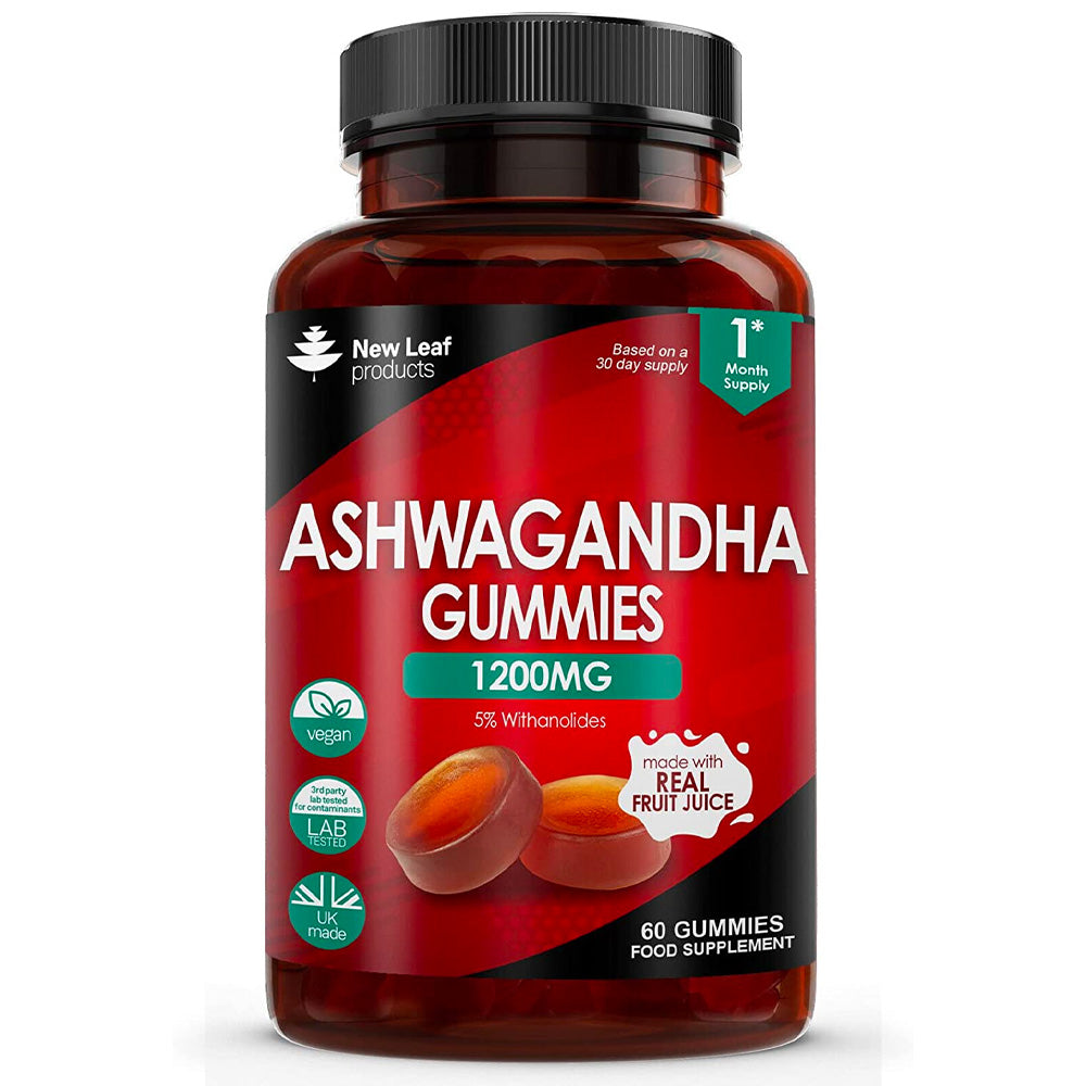 Crinoid Natural Mushroom Gummies – Ashwagandha & Shiitake – 80 Count – Fruit Flavor – Vegan