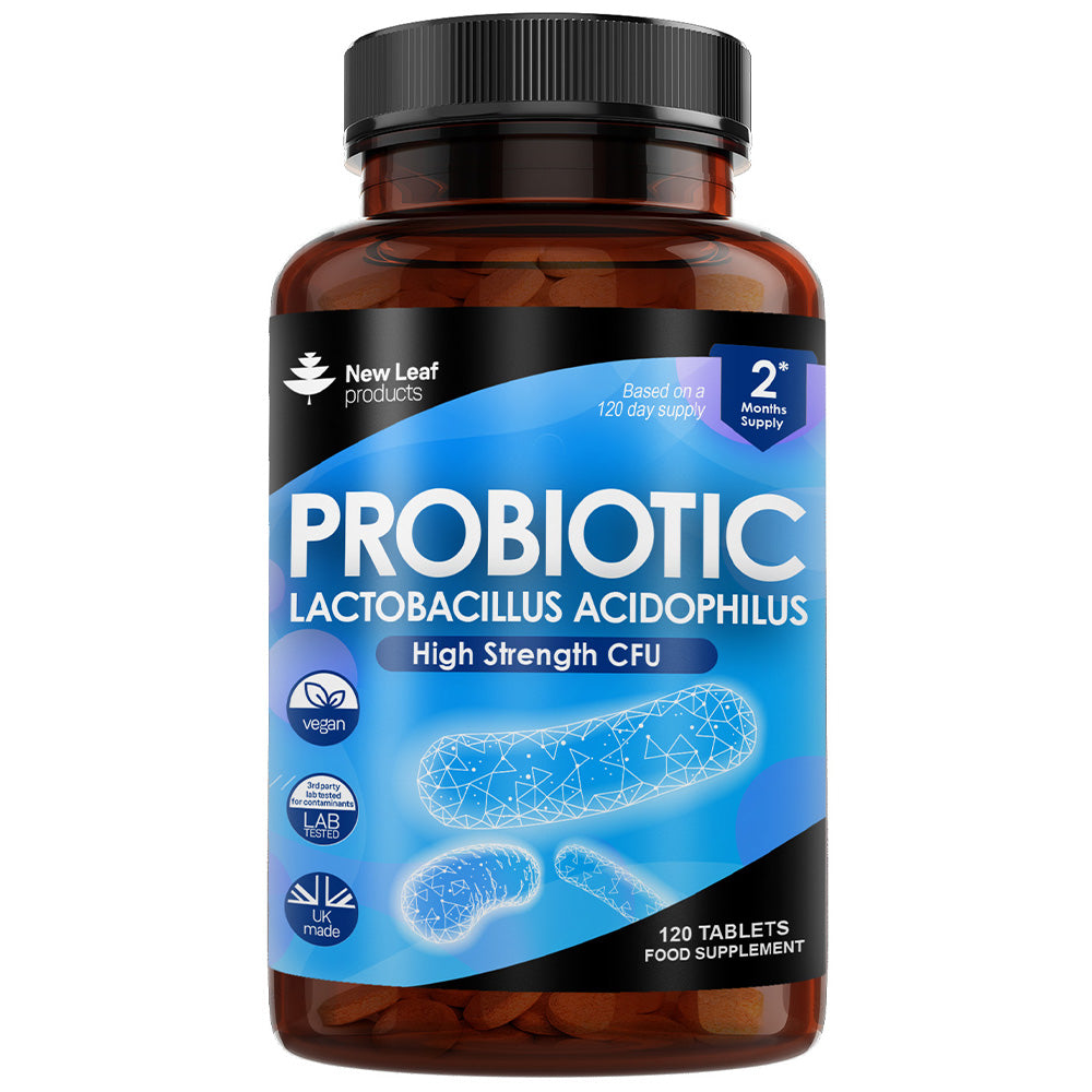 Probiotic Supplements Acidophilus Tablets - Digestive & Gut Health Supplements