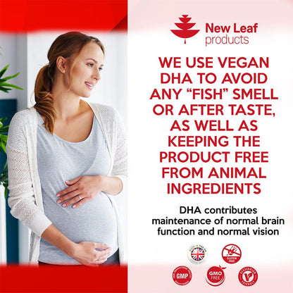 Prenatal Supplements Pregnancy Vitamins with Vegan DHA - Full trimester supply